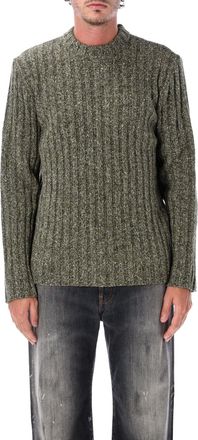Golden Goose Ribbed Knit Textured Sweater