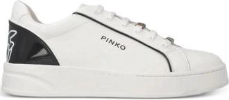 Pinko Iris 01 Sneaker - Dames - Sneakers - Wit - 37 EU - Leer - Schoenen