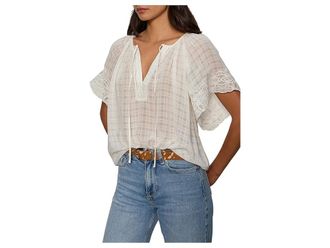 Sanctuary Easy Brunch Embroidered Blouse Womens Clothing Chalk : LG (US 10-12)