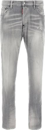 Dsquared2 Heren, Jeans, Grijs, Maat: XL Katoen