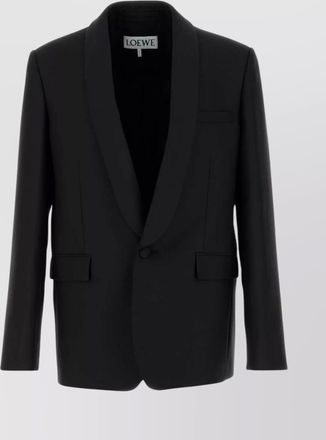 Loewe blazer wool blend back vent