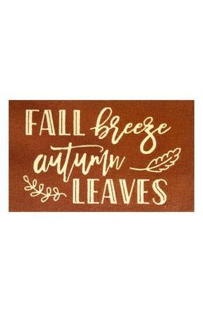 R16 Home Brandy Fall Breeze Indoor/Outdoor Doormat at Nordstrom Rack, Size 24X36