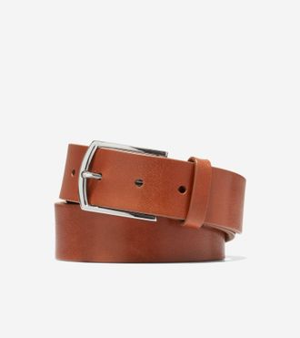 Cole Haan Mens Washington Perforated 35Mm Belt - Brown Size 32