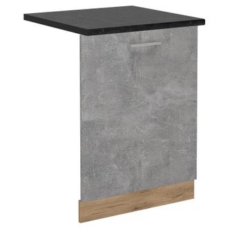 Vicco Tapa Del Lavavajillas R-line, Hormig&oacute;n, 60 Cm, Et Antracita