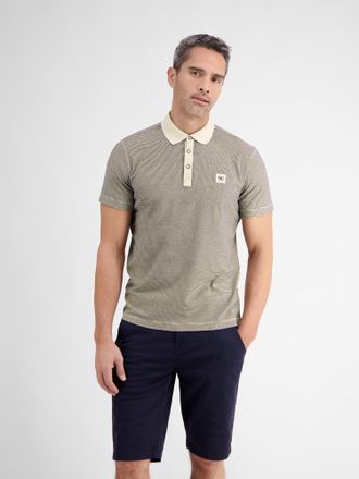 Lerros Poloshirt LERROS LERROS Gestreiftes Poloshirt f&uuml;r Herren, Herren, Gr. S, beige (light dune beige), 100% Baumwolle, Shirts Poloshirt