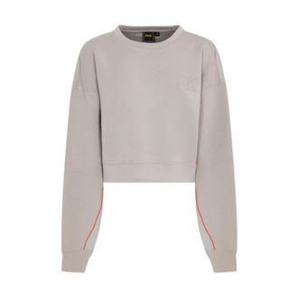 F**k Dames Sweatshirt Fw 24-0102 Synthetisch Materiaal - Dames - Sweatshirts - Beige - M - Hoodies & sweatvesten