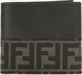Fendi Portafogli bifold in jacquard FF Man UNI