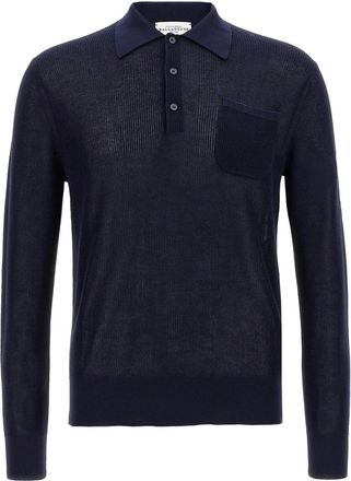 Ballantyne Polo a coste - Blu