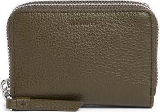 AllSaints Fetch Card Wallet in Olive Green at Nordstrom Rack