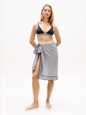 Tommy Hilfiger Logo Self-Tie Pareo