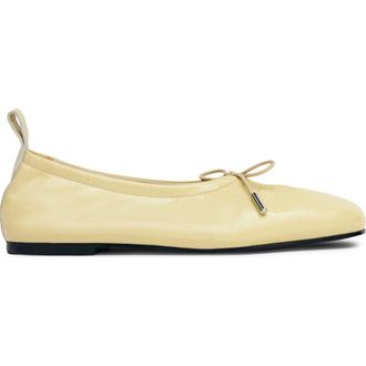 Alohas Rosalind Ballet Flat in Patent Vanilla at Nordstrom, Size 11-11.5Us