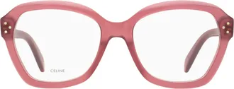 Celine CL50100I Geometric Butterfly Acetate Eyeglasses - Rose