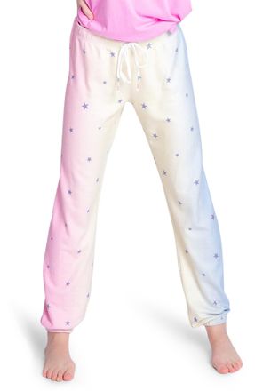 PJ Salvage Womens PJ Salvage Blue Peachy Jersey Jogger Pants