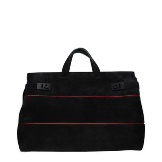 Ferragamo Black Leather Womens Handbag