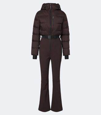 Yves Salomon Hooded down ski suit