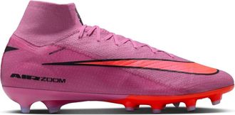 Nike Mens Mercurial Superfly 10 Elite Adults Artificial Ground Football Boots in Pink/Black - Size UK 8.5