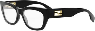 Fendi Baguette Optische Frame - unisex - Brillen - Zwart - 53 MM - Accessoires