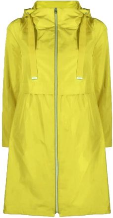 Herno Lichtgewicht Parka Jas - Dames - Parka Jassen - Geel - 2XL - Polyester - Jassen
