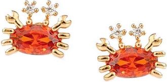 Girls Crew Cutie Crab Stud Earrings in Gold at Nordstrom