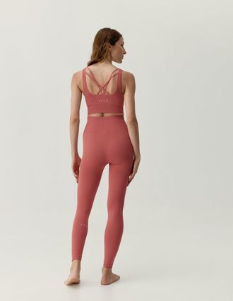 Born Living Yoga Top Naisha Terracota