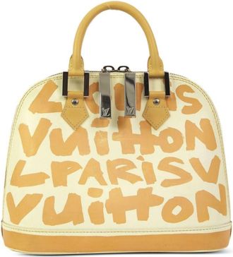 Louis Vuitton x Stephen Sprouse 2001 Alma MM handbag - women - Leather - One Size - Neutrals