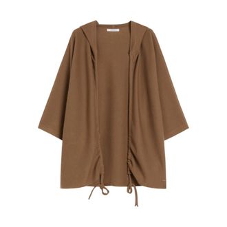 Max Mara Dames, Truien, Bruin, Maat: L Wol