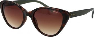 Radley London RDS-6561 102 zonnebril met schildpadpatroon in groen-bruin verloop