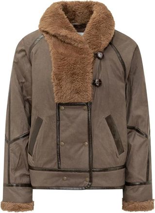 Isabel Marant Olinka-Gc Coat - female - Marant &eacute;toile - Faux Fur & Shearling Jackets - Brown - 2XS - Jackets