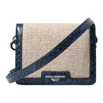 Dolce & Gabbana Dames, Tassen, Beige, Maat: ONE Size Leer