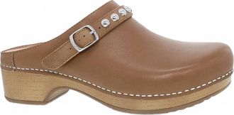 Dansko Womens Britton Tumbled Mule In Tan