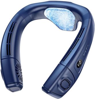 OEM Ventilador De Cuello Port&aacute;til Con Gran Placa De Refrigeraci&oacute;n, Peque&ntilde;o Ventilador De Aire Acondicionado Port&aacute;til Silencioso Para El Cuello, Recargable