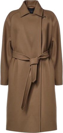 Fay Cappotto stile vestaglia - - Coats - Donna - Marrone - S