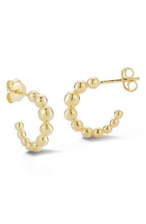 Glaze Jewelry Bubble Hoop Earrings in Gold at Nordstrom Rack