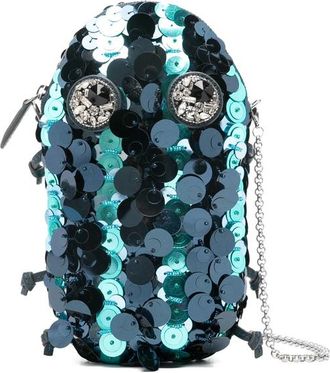 Anya Hindmarch Sequin Embellished Clutch Bag