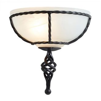 Netlighting Pembroke 1 Light Indoor Wall Uplighters Black E27