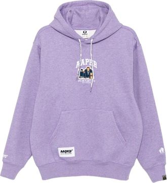 Aape By A Bathing Ape Felpa con cappuccio - Viola