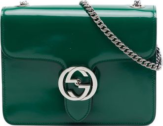 Gucci Pre-owned Gucci Small Patent Interlocking G Crossbody Ladies V5SVJVM5AUOOIN6T