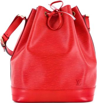 Louis Vuitton Borsa a secchiello Noe grande in pelle &Eacute;pi - Rosso