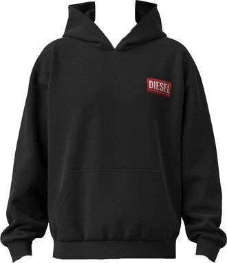 Diesel Heren S-Nlabel Hoodie (Zwart)