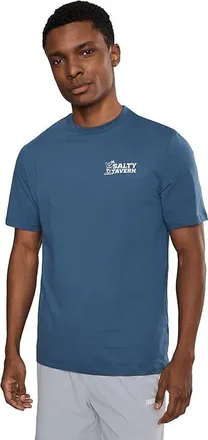 Hurley Salty Tavern Short Sleeve Mens T Shirt Abyss : MD, Cotton