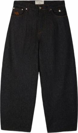 Walk In Paris Wide Jeans - Heren - Loose Fit Jeans - Zwart - W28 - Katoen - Jeans