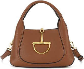 Tiffany & Fred Pebbled Leather Top Handle Shoulder Bag