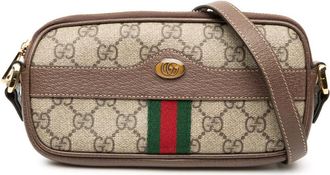 Gucci Pre-owned Gucci Mini GG Supreme Web Ophidia Crossbody Ladies 598664 2149