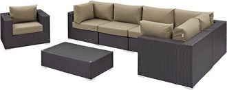 ModWay Convene 7-Piece Outdoor Patio Sectional Set