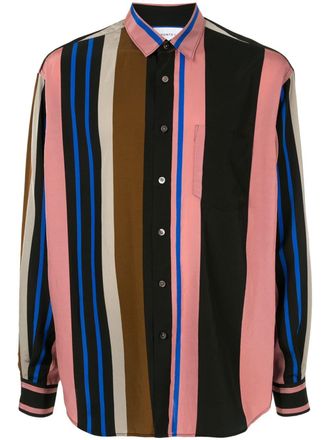 Ports V striped shirt - unisex - AE/Polyamide - M - Multicolour