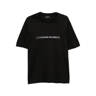 Emporio Armani T-shirt - Heren - T-shirts - Zwart - 2XL - Tops