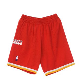 Mitchell & Ness Sportswear, male, Red, Size: XL Houston Rockets NBA Swingman Basketball Shorts