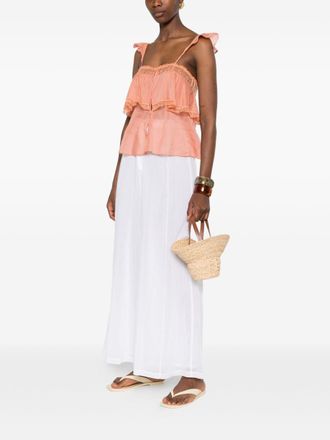 Forte_Forte Womens Voile Cotton And Silk Trousers