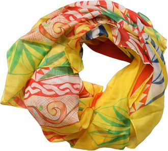 Dolce & Gabbana Multicolor Geometric Square Foulard Womens Scarf