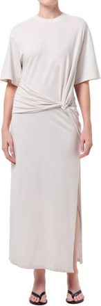 A Gold E Zanna Twisted Maxi Dress in Bone Lt Sandy Wht at Nordstrom, Size X-Large